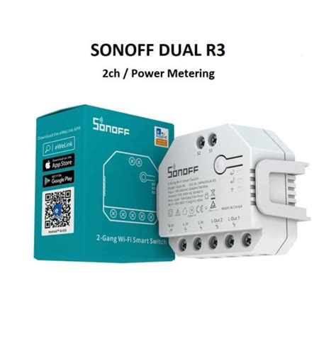 sonoff dual  wifi smart switch built  power monitoring