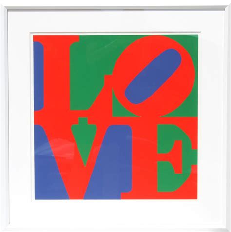 Lot Robert Indiana Classic Love Serigraph