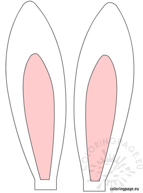 easter bunny ears easter bunny template easter bunny crafts easter