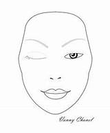 Blank Maquiagem Maquiar Croqui Rosto Vidalondon Sobrancelha Facecharts Papel Bonecas Definitiva Disimpan Yahoo sketch template