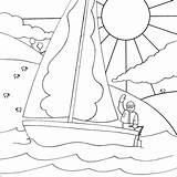Boat Coloring Sailing Kids Staff Colouring Pages Drawing Sailboat Printable Clipart Lesson Scene Preschool Library Drawings Plan 12kb 553px Print sketch template