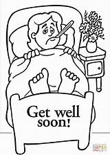 Soon Well Coloring Pages Printable Better Clipart Cards Kids Feel Color Grandpa Template Clip Isaak Sick Getcolorings Print Comments Coloringhome sketch template