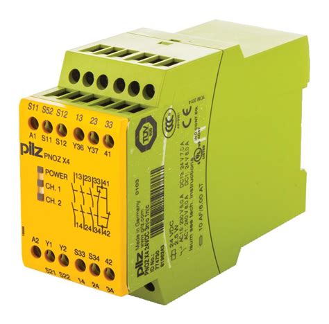 pnozx pilz safety relay  vdc pst