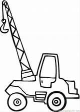 Crane Coloring Pages Truck Printable Wrecking Ball Little Color Transport Colouring Kids Construction Drawing Template Cranes Clipart Land Online Getdrawings sketch template