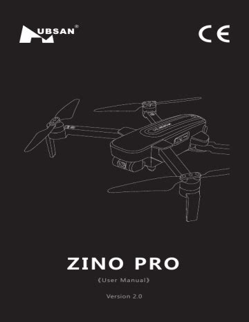 hubsan zino pro user manual manualzz