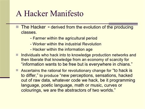 hacker manifesto