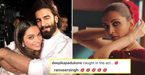 Romance Is In The Air Ranveer Singh Showers Kisses On Deepika Padukone