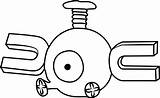 Pokemon Magnemite Coloring Pages Printable Kids Categories Coloringonly sketch template