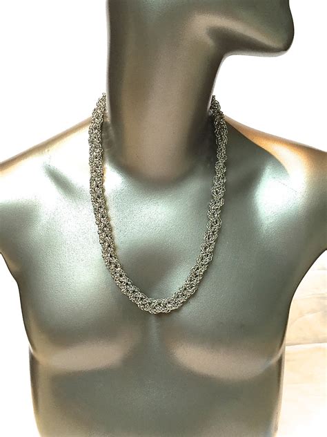 triple stainless steel necklace nyet jewelry