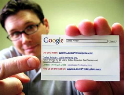 put google   business cards digital inspiration