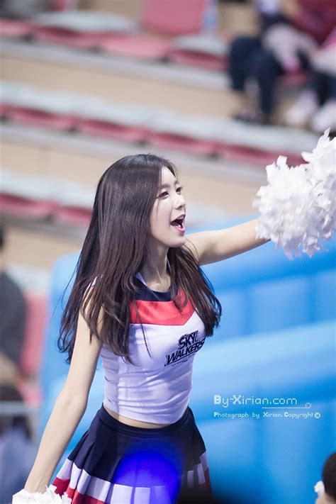 koreans can t decide whether this cheerleader is more cute