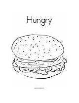 Hungry Coloring Change Template sketch template
