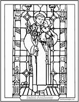 Saints Patron sketch template