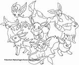 Evoli Ausmalbilder Pokemon Weiterentwicklung Einzigartig sketch template