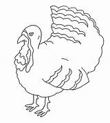 Coloring Turkey Pages Thanksgiving Bird Leg Print Getcolorings sketch template