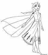 Elsa Coloring4free Reine Ana Neiges sketch template