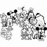 Cuties Disney Pages Coloring Getcolorings sketch template