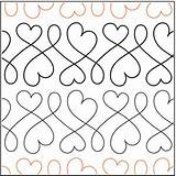Hearts Pantograph Sweet Sashing Uer 1621 Designs Patterns Quilting Sku Choose Board Paper sketch template