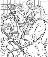 Coloring Pages Beethoven Bach Tonight Color Show Sebastian Folk Adult Kids sketch template