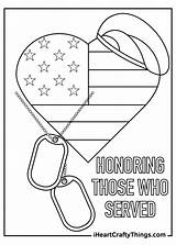 Veteran Thanking Iheartcraftythings sketch template