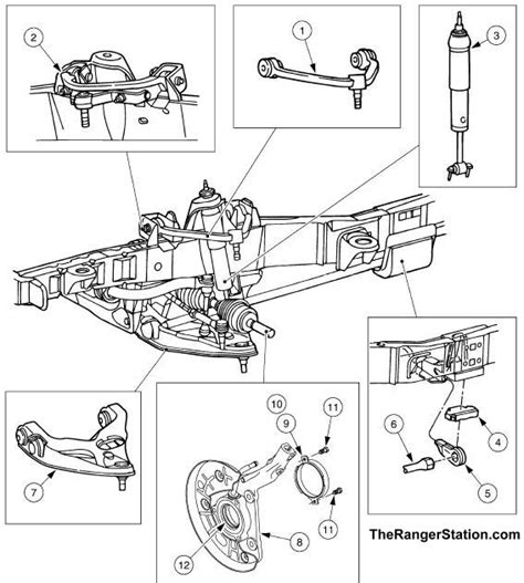 ford  front suspension diagram ford diagram