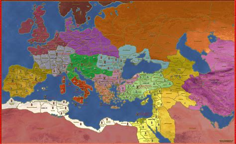 Картинки Rome Total War Map