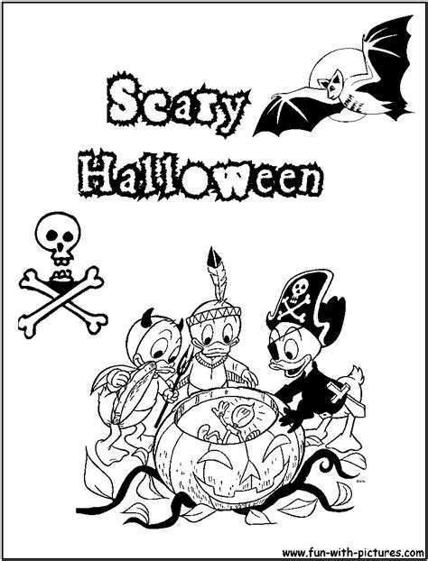 scary halloween coloring pages  printable colouring pages