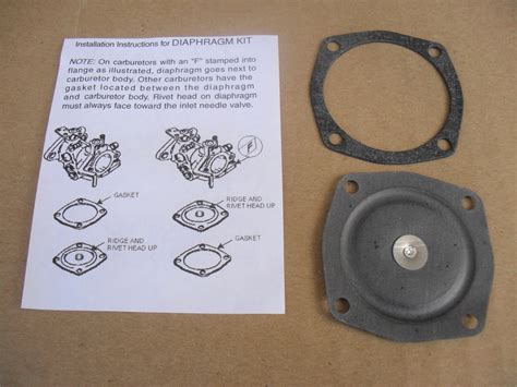 carburetor diaphragm rebuild kit  tecumseh av  lav   jiffy ice auger