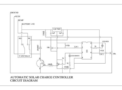 diy automatic solar charge controller circuit diagram solar panels solar