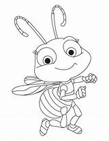 Coloring Insect Pages Cute Kids Baby sketch template