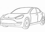 Tesla Roadster Cybertruck Colorironline sketch template