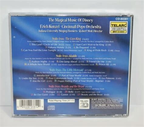 the magical music of disney cd erich kunzel cincinnati pops aladdin
