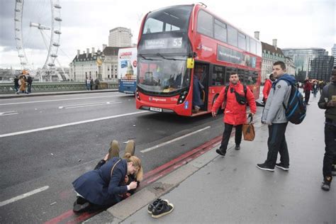 London Attack Photo Of Woman Wearing Hijab Bypassing Victim May Not