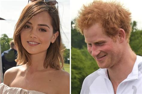 prince harry spotted flirting with dr who assistant jenna coleman daily star
