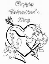 Spongebob Valentinstag sketch template