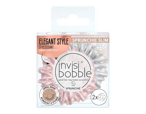 invisibobble hair tie sprunchie slim bella chrome douglas