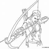 Hawkeye sketch template