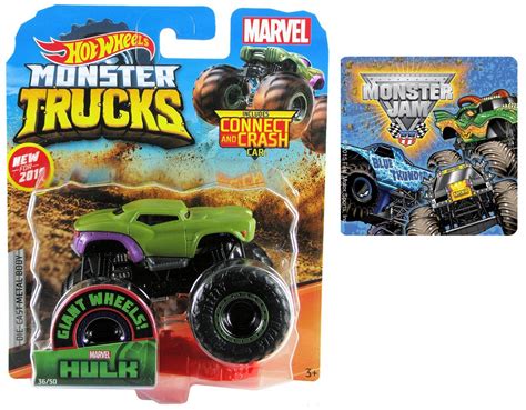 Hot Wheels Monster Trucks Hulk With One Sticker
