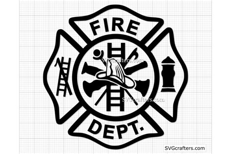firefighter svg cut files printable vector clip art firefighter svg