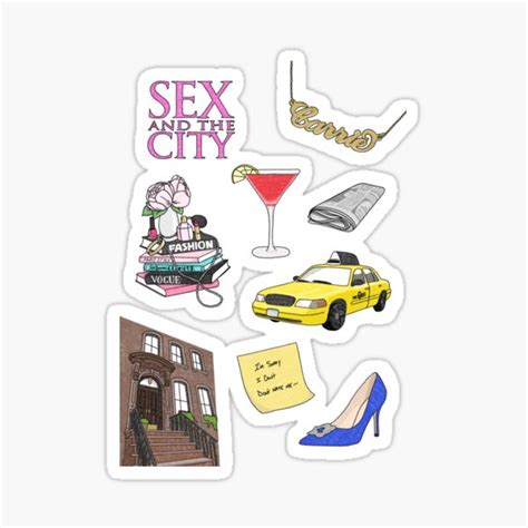 Sex And The City Stickers Redbubble