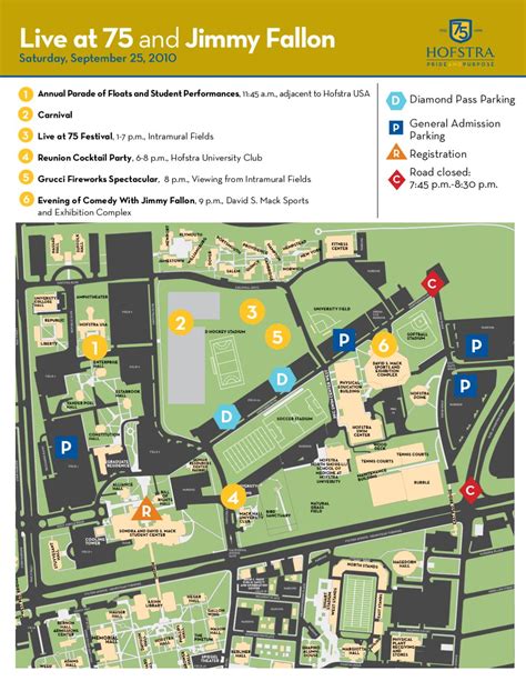 Live At 75 Event Map By Hofstra University Issuu