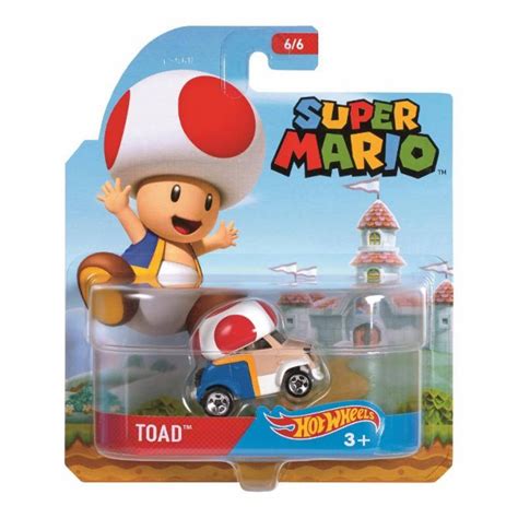 Nova Linha Hot Wheels De Super Mario Bros Toad
