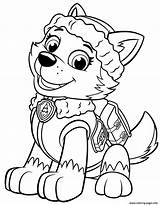 Everest Patrol Coloring Paw Pages Printable sketch template