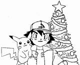 Pikachu Pokemon Coloring Pages Ash Hat Printable Ketchum Take Cartoon Christmas Lunchbox Christas Tree Front Lunch Box Getcolorings Getdrawings Caterpie sketch template