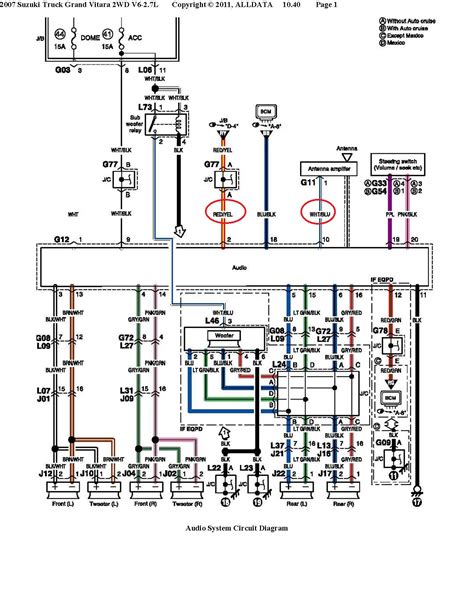 maruti suzuki swift wiring diagram english