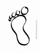 Footprint Footprints Printable Clip Template Foot Clipart Outline Baby Carbon Drawing Sand Pattern Print Coloring Shoe Line Bigfoot Library Dinosaur sketch template