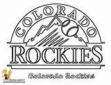 Coloring Baseball Pages Colorado Mlb Rockies Teams Major League Printable Team Stadium Kids Print Library Designlooter Clipart 1056 11kb Clip sketch template