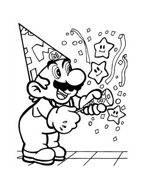 mario cartoon coloring pages  getcoloringscom  printable