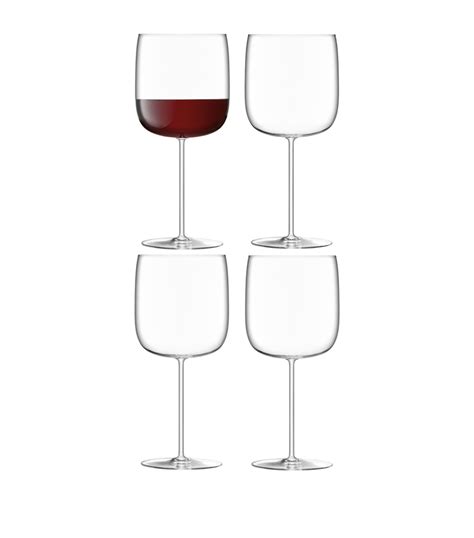 Lsa International Set Of 4 Borough Wine Glasses 450ml Harrods Us