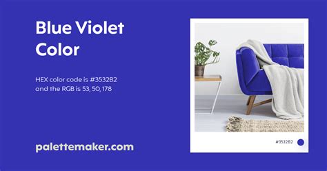 blue violet color hex  meaning   previews palettemaker